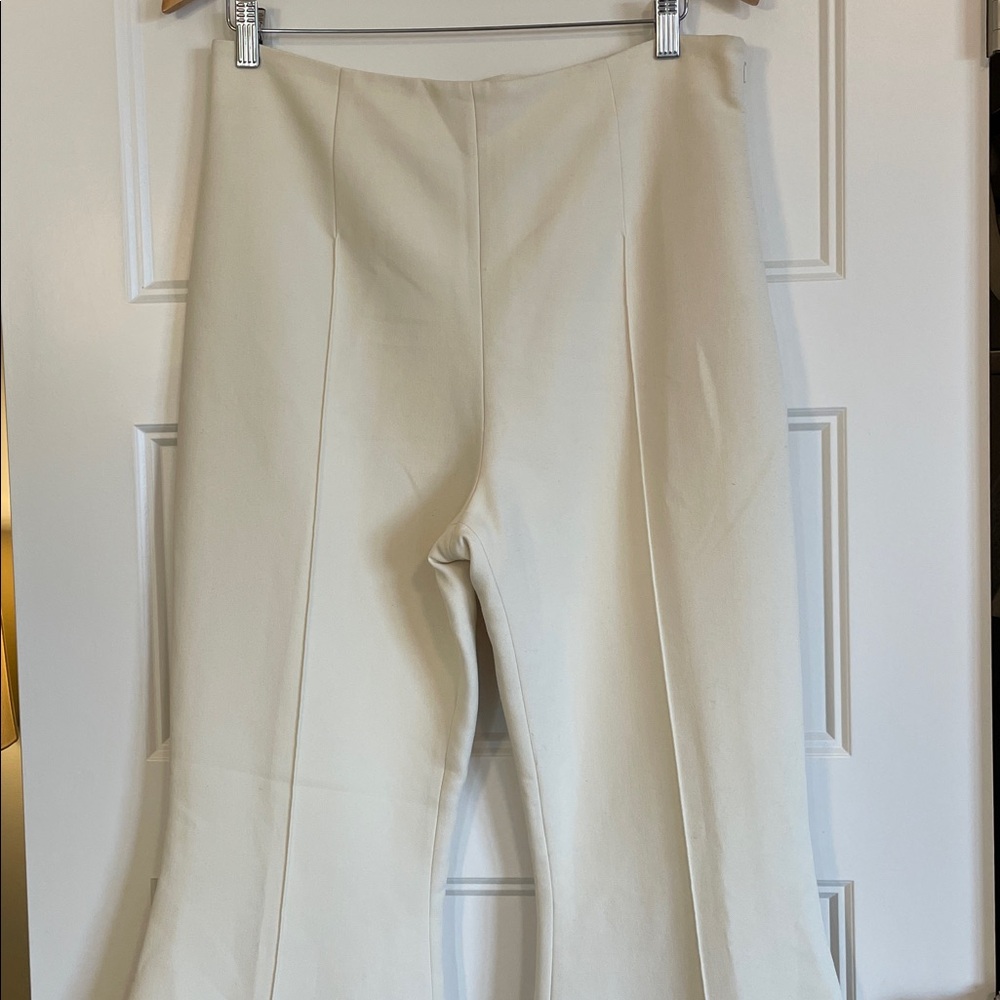 16Arlington Brisbane High Rise Flared Trouser Pants in Milk Ivory Size‎ 14 - Picture 2 of 16